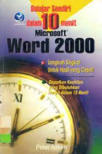 Image of Belajar Sendiri : Microsoft Outlook 2000 Dalam 10 Menit