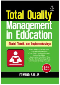 Image of Total quality management in education : manajemen pendidikan mutu
