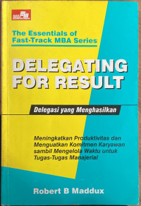 Image of Delegating For Result