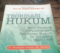 Image of Teorisasi Hukum