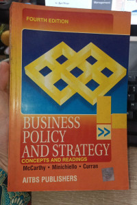 Image of Business Policy And Strategy