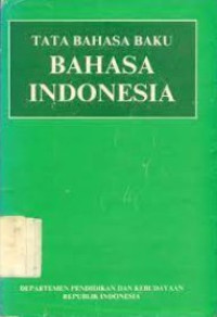 Image of Tata Bahasa Baku Bahasa Indonesia